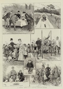 Een schoolfeest in een Schots landhuis